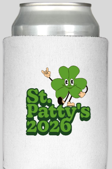 Lucky Clover St. Patrick's Day 2026 Can Cooler