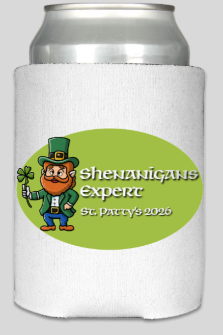 Shenanigans Expert St. Patrick's Day Can Cooler