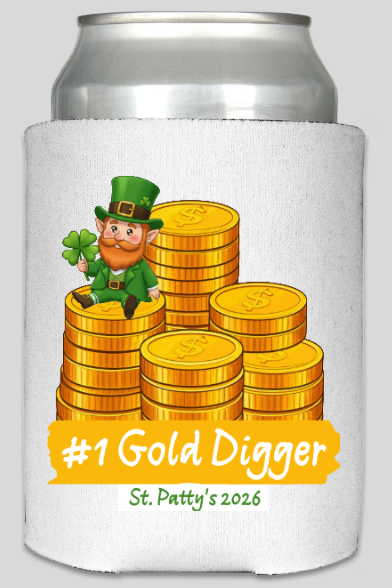 #1 Gold Digger St. Patrick’s Day 2026 Can Cooler